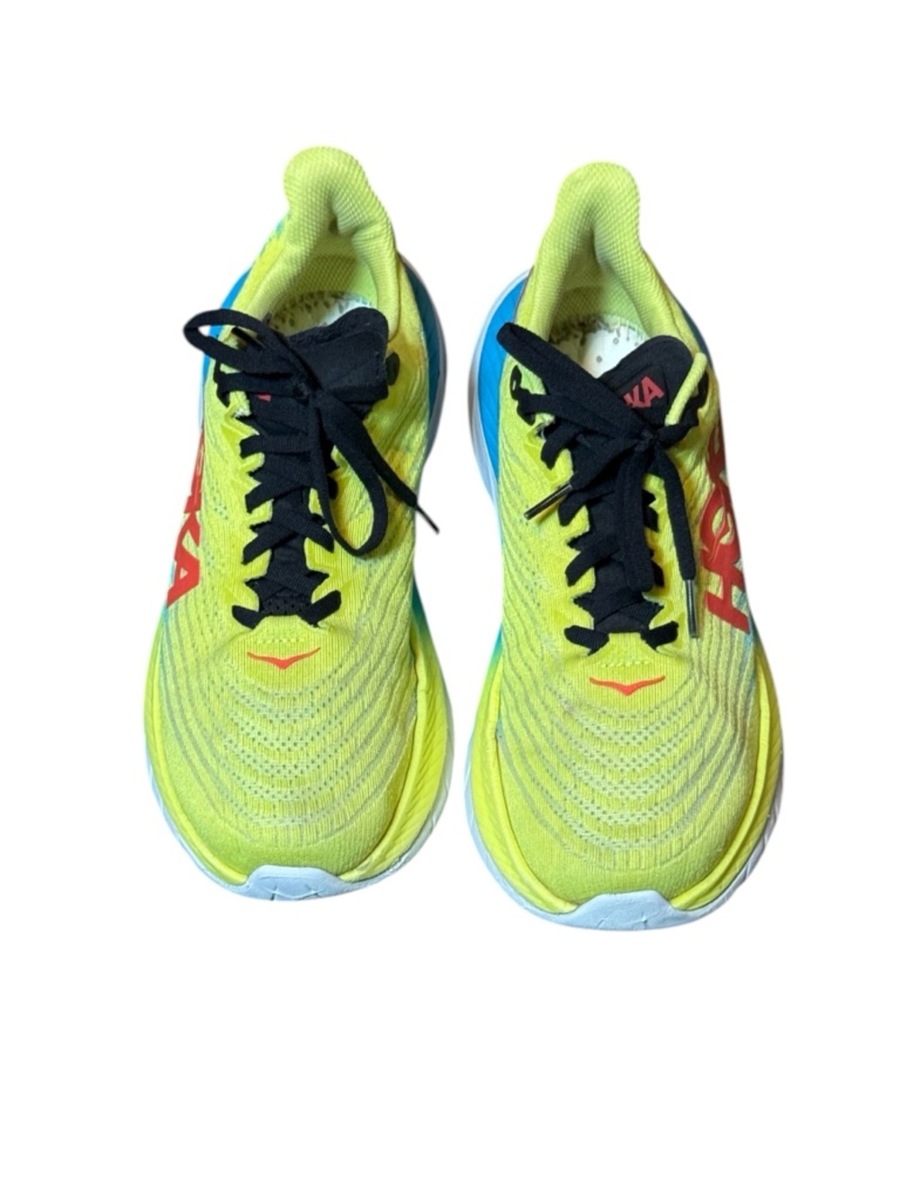 Hoka One One Mach 5 Mens Running Shoes Size 9.5B Sneakers NO INSOLES - Picture 3 of 10
